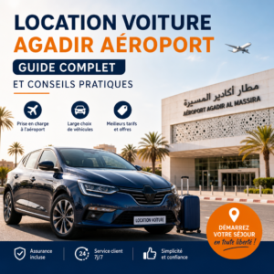 Voitures de location à l’aéroport d’Agadir avec conseils pratiques et offres disponibles
